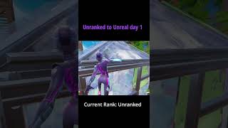 Unranked to Unreal day 1