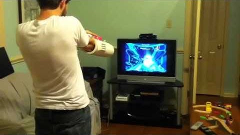 Metroid arm cannon motion test