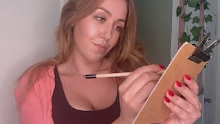 ASMR Drawing You  Live Model Art Class Roleplay