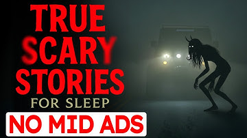 7 HOURS of TRUE Scary Stories for Sleep | 🛑 NO MID ADS | Gentle Rain Sounds | Black Screen | Vol 13