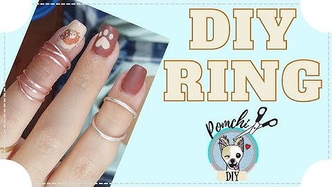 MAKE YOUR OWN RINGS!~ RING SPLINTS/SWAN RINGS/FASHION RINGS FOR TOP KNUCKLE~POMCHI DIY