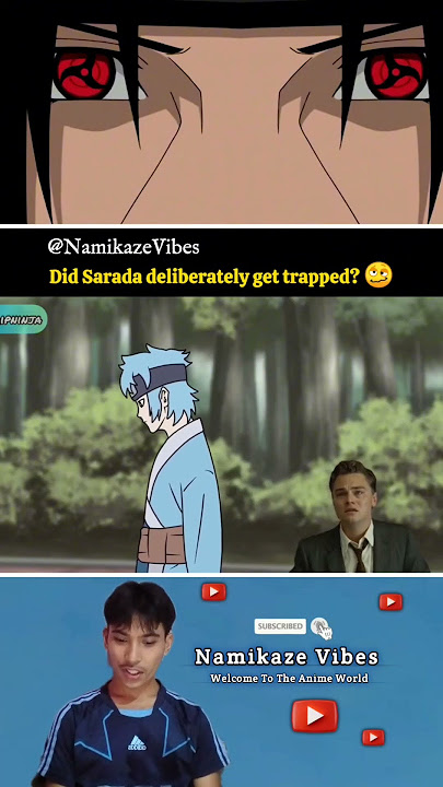 Sarada Trapped 😂 #naruto #namikazevibes #shorts