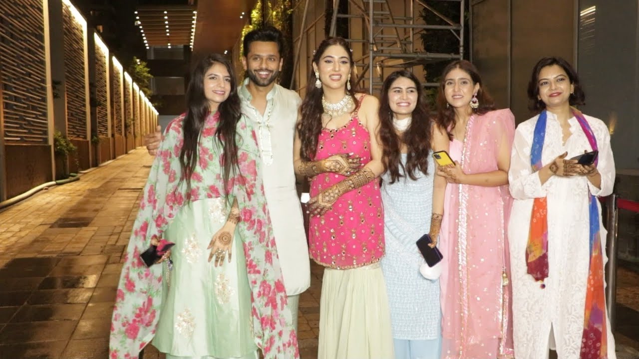 Rahul Vaidya & Disha Parmar Ki Mehendi Ceremony | DisHul Wedding