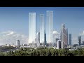 Construction of high-rise multi functional complex in Moscow