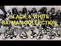 Batman Black and White Statues Collection. Illustrations and Statues.