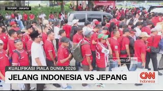 Jelang Indonesia Vs Jepang, Supporter Penuhi Gbk
