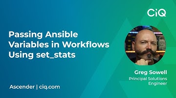 Passing Ansible Variables in Workflows Using set_stats