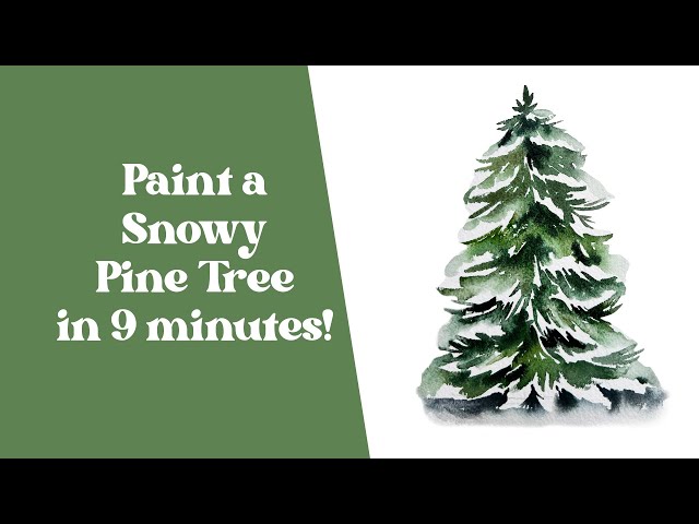 A simple method to paint snowy trees without white gouache or masking  fluid. Link to the process in the comments if you are interested 🥰 : r/ Watercolor