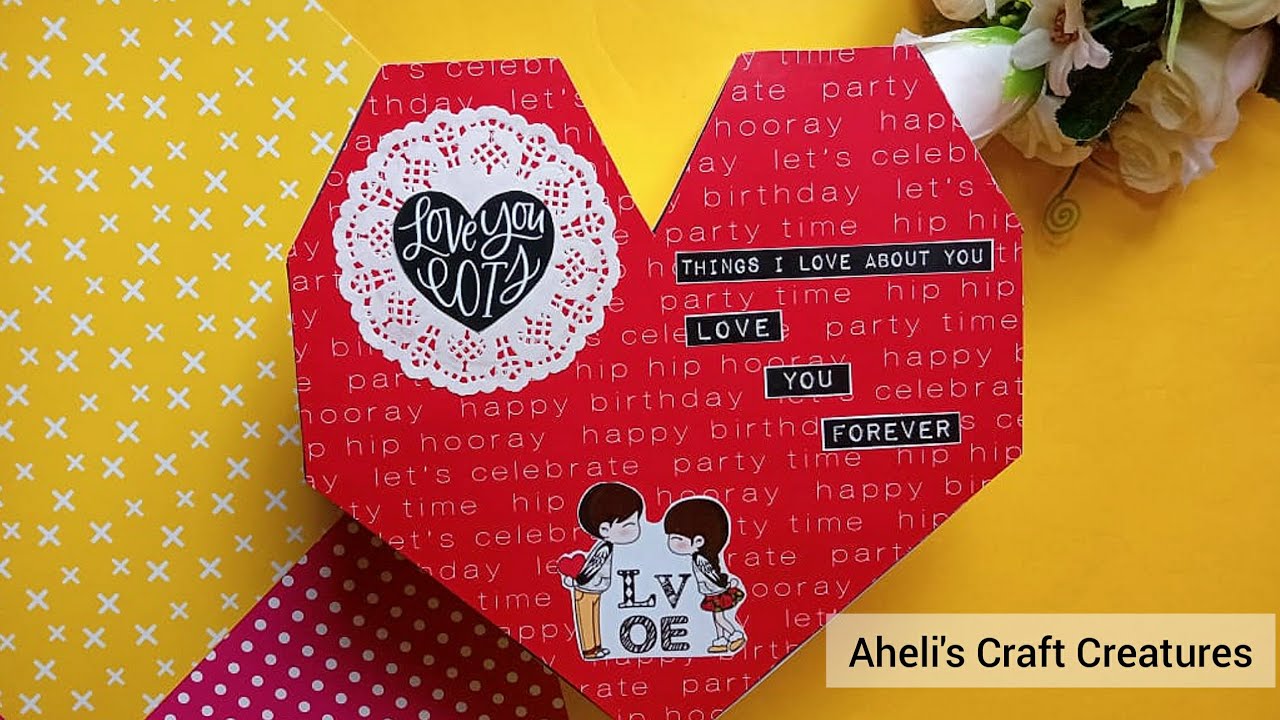 Heart Shaped Chocolate Box || Chocolate Explosion Box || Love Themed Gift Box ||