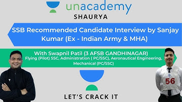 SSB Recommended Candidate Swapnil Patil Interview Part 4 by Sanjay Kumar