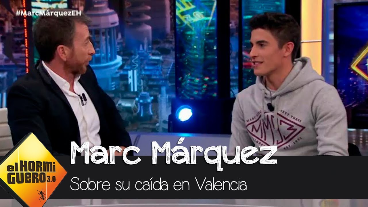 antena 3 vis a vis Marc Márquez, sobre su caída en Valencia: 