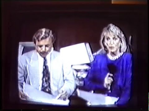 San Francisco Earthquake, 17th October 1989 TV News Footage.