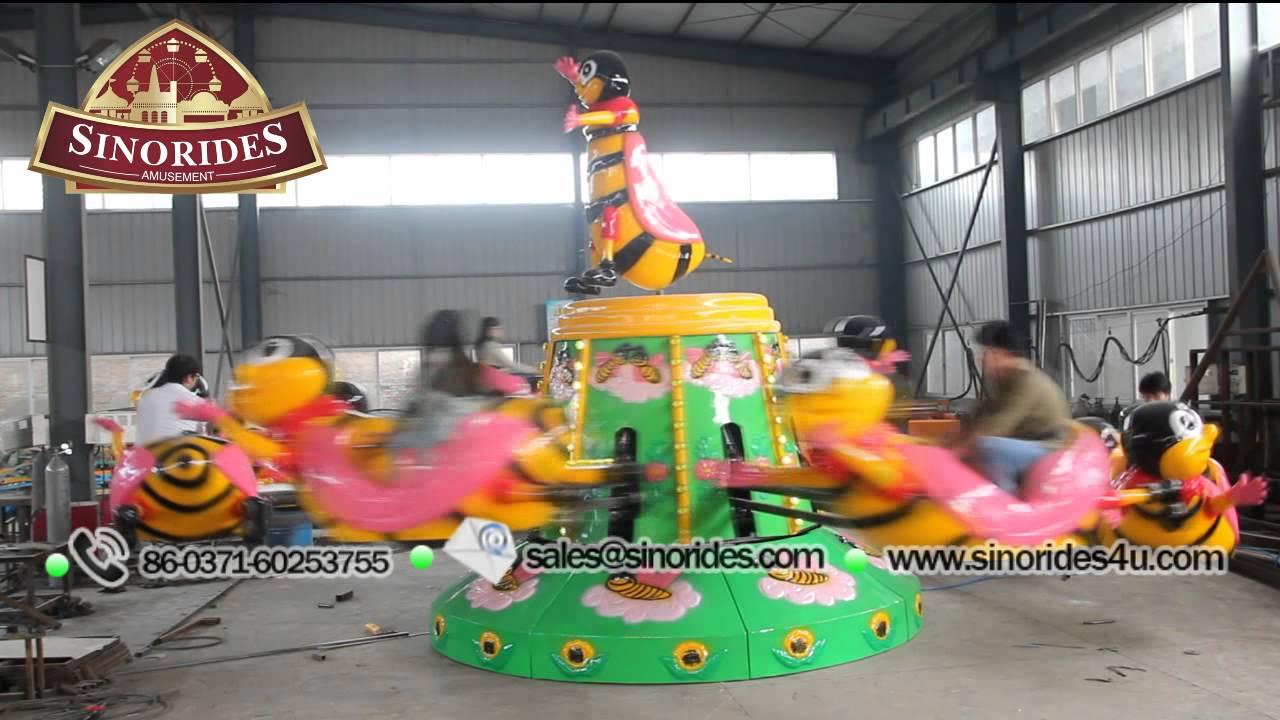 Rotating Honeybee Amusement Park Rides YouTube
