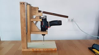 How to Make a Drill Stand | Home Bank Drill | Sagaz Perenne