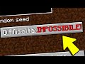 PROVO A FINIRE MINECRAFT CON LA DIFFICOLTA IMPOSSIBILE - MINECRAFT ITA