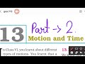 part 2 Motion and time class 7th ncert book solution science explanation by @KVS-studys .