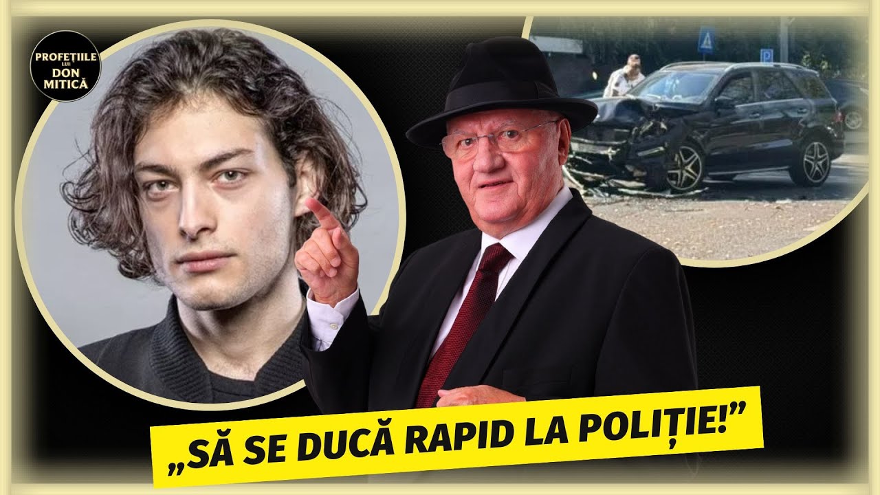 SFATUL lui Dumitru Dragomir dupa ce fiul lui Ilie Dumitrescu A FUGIT dupa ce a comis un accident