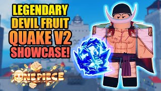 I UNLOCKED AWAKENED QUAKE! *Showcase* Roblox Blox Fruits 