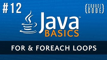 Java Programming Tutorial - For & ForEach Loops - Episode 12