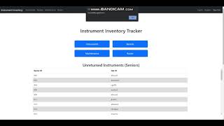 CS 411 University Instrument Tracker
