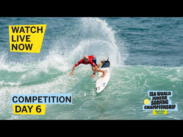 WEBCAST - Competition Day 6 - 2024 Surf City El Salvador ISA World Junior Surfing Championship class=