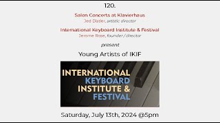 Salon Concerts 120 Young Artists Of Ikif
