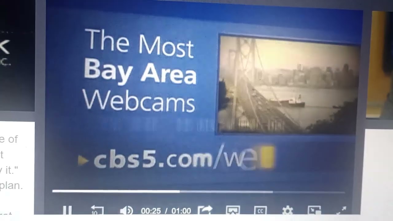 KPIX CBS5.com Bay Area Webcams Station ID (2008-2011) Better Version 
