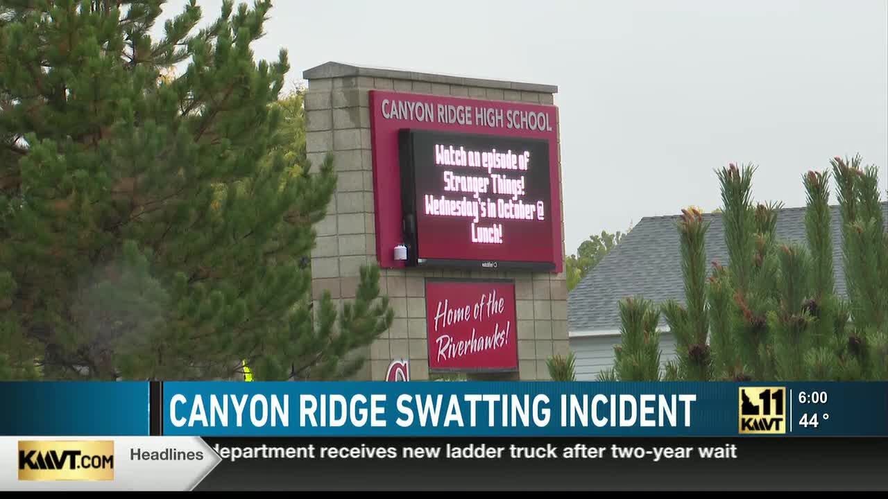 Canyon Ridge High School targeted in swatting hoax