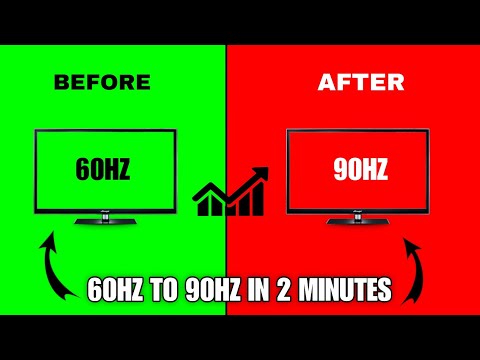 Increase Refresh rate for FREE! - How to Overclock your 60Hz Monitor (AMD, Intel, Nvidia)