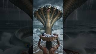 The Divine Birth of Lord Krishna ✨🦚 | Kansa's Prophecy & Vasudeva's Journey #Shorts #navratri