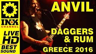 ANVIL daggers and rum - w/ UDO tour2016 Greece