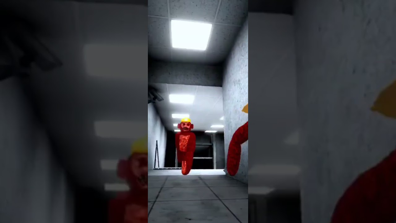 running for my life in scary baboon 