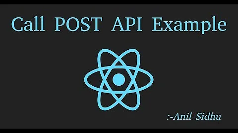 Reactjs 16 tutorial #22  call post api example