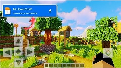 REALISTIC 🥰 BSL Shader For Minecraft Pe 1.20 || How to get Bsl Shader in Mcpe 1.20