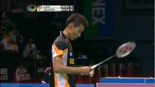 F - MS - Lee Chong Wei vs Shon Wan Ho - 2012 Yonex-Sunrise India Open