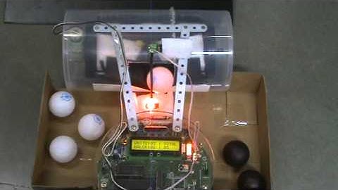 Ball Sorting Robot using FireBird V P89V51RD2 Robot