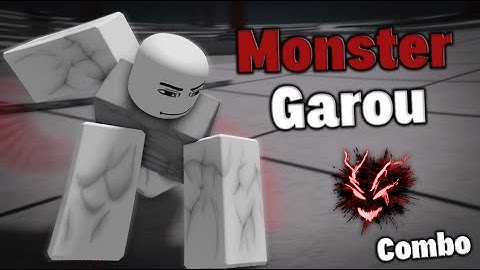 The NEW Best MONSTER GAROU Combo┃The Strongest Battlegrounds