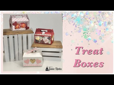 Video: Treat Box / Gift Box Ideas & Tutorial