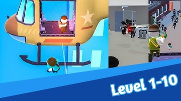 Helicopter Escape 3D Level 1-10 | Android Gameplay