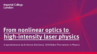 From nonlinear optics to highintensity laser physics