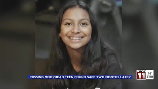 Missing Moorhead teen found safe two months later
