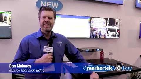 Matrox Monarch Edge Webcasting and Remote Production Encoder