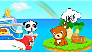 Baby Panda's Boat |  Little Captain Play Cool Boat | BabyBus Game Video#viralvideo#babybus screenshot 3