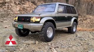 : Mitsubishi Pajero 1996 Group off road run / pajero 4x4 rc