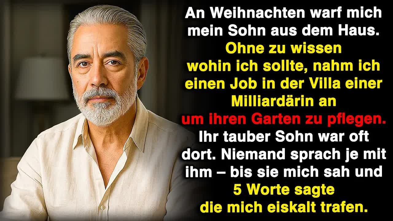 Als ich meinen Job verlor, zog ich zu meinem Sohn  Doch an Weihnachten warf er mich raus! Dann