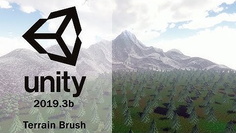 Unity3d Terrain Tools Tutorial | 2019.3