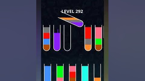 Color sort puzzle Level 292