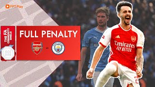 FULL PENALTY: ARSENAL - MAN CITY | DE BRUYNE QUÁ ĐEN, RODRI HỎNG ĂN, CUỘC NGƯỢC DÒNG QUÁ KHÓ TIN