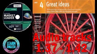 Market leader pre-intermediate 3rd ed - Unit 4:  Great ideas - Audio tracks 1.37 - 1.42