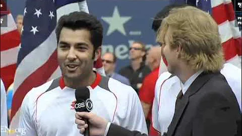 Patriotic Pakistani Tennis Player Aisam Qureshi Spoke at US OPEN after the game.
